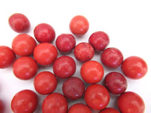 Antique Red Clay Marbles set of 30