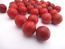 Antique Red Clay Marbles set of 30