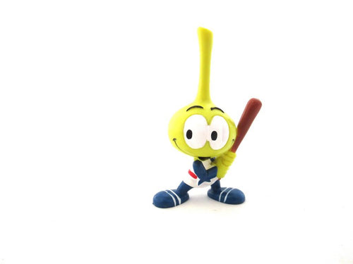 UpperDutch:Figurine,Snork Allstar Baseball, Schleich West-Germany The Snorks, Pvc figurine 1980's.