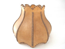 Vintage Leather Lampshade