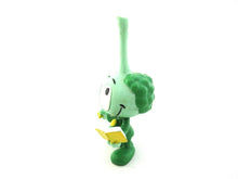 UpperDutch:Figurine,Snork Figurine Tooter with feather and book, Schleich West-Germany The Snorks, Pvc figurine 1980's.
