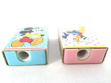Mickey Mouse, Donald Duck Walt disney Vintage Pencil sharpener set of 2.