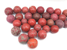 Antique Clay Marbles - set of 30