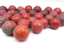 Antique Clay Marbles - set of 30