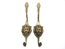UpperDutch:Wall hook,Set of 2 Lion Wall hooks - Coat hooks. Decorative animal storage solution, coat hangers.