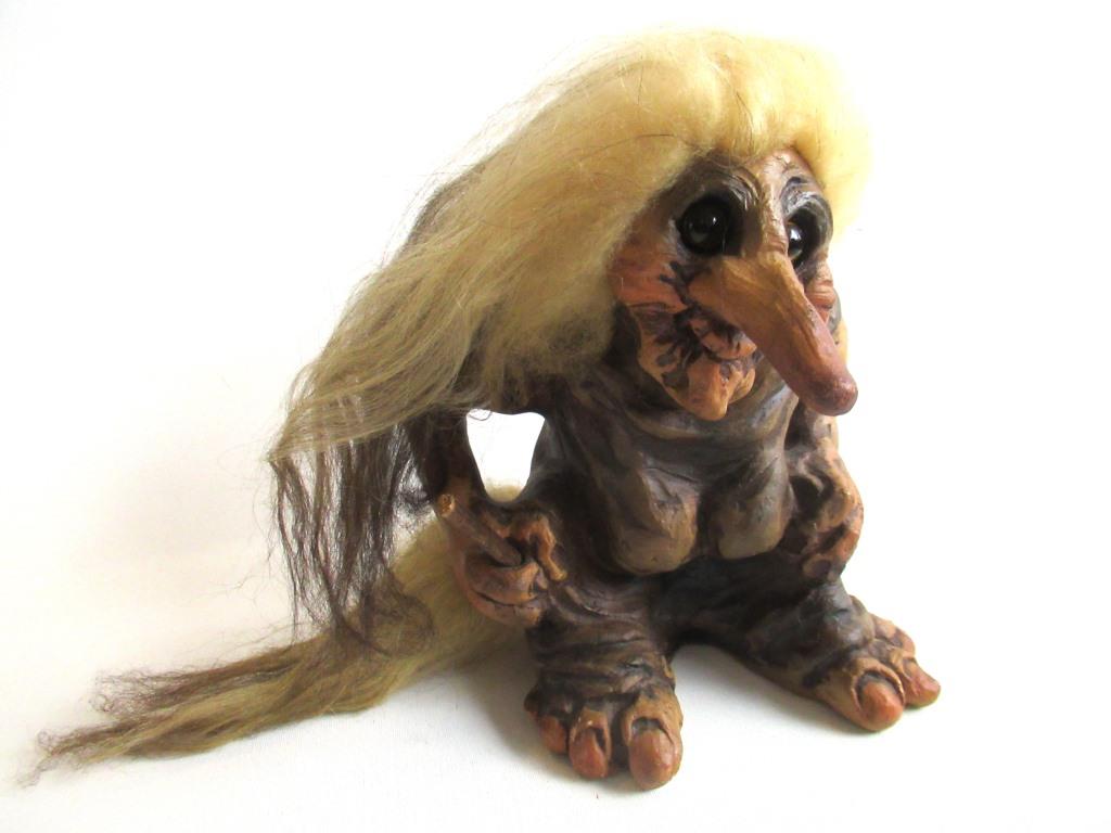 Fosse Troll number 138 handmade in Norway (Goblin, Gremlin, Hob