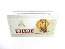 Uiltje Tip -Top - Owl tin. Collectible cigar tin. Holland 'La Bolsa' Tobacciana, storage