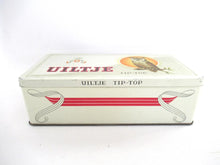 Uiltje Tip -Top - Owl tin. Collectible cigar tin. Holland 'La Bolsa' Tobacciana, storage