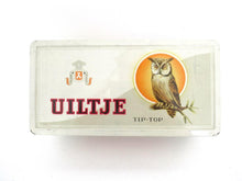 Uiltje Tip -Top - Owl tin. Collectible cigar tin. Holland 'La Bolsa' Tobacciana, storage