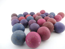 Set of 30 Antique Clay Marbles