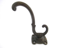 Set of 3 brass wall hooks, Coat hook, coat rack supply.