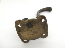 Set of 3 brass wall hooks, Coat hook, coat rack supply.