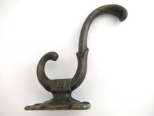 Set of 3 brass wall hooks, Coat hook, coat rack supply.