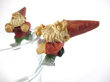 UpperDutch:Gnome,Set of 3 vintage Gnome Pot Hanger, Gnome figurine
