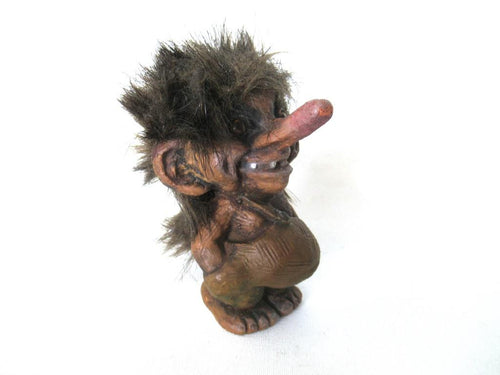 Small Nyform Troll number 18, Troll handmade in Norway (Goblin, Gremlin, Hob, Imp, Gnome, Hobgoblin, Elf, Pixy) #8A0G2CCK5