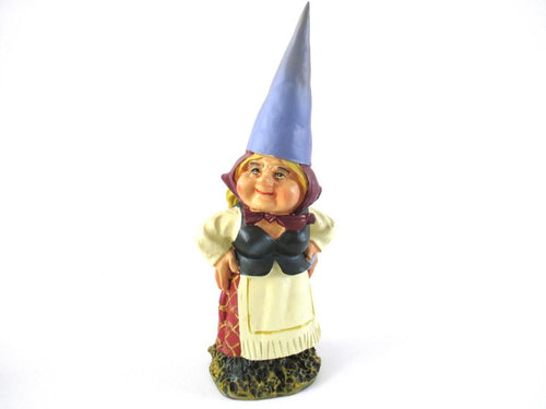 Lisa the gnome 10 INCH figurine after a design by Rien Poortvliet, David the Gnome.