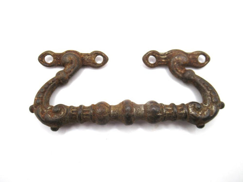 Vintage rusty drawer pull