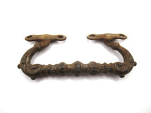 Vintage rusty drawer pull