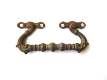 Vintage rusty drawer pull