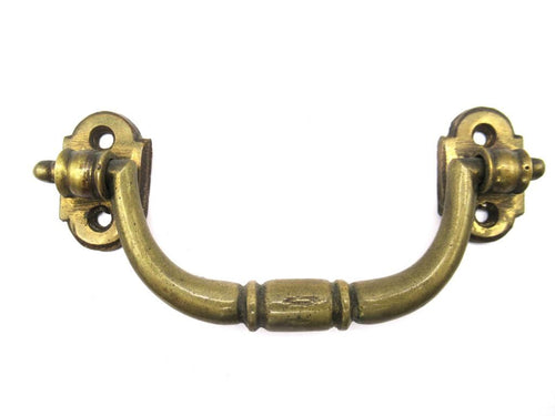 Vintage Brass Drawer Handle, Drawer Pull