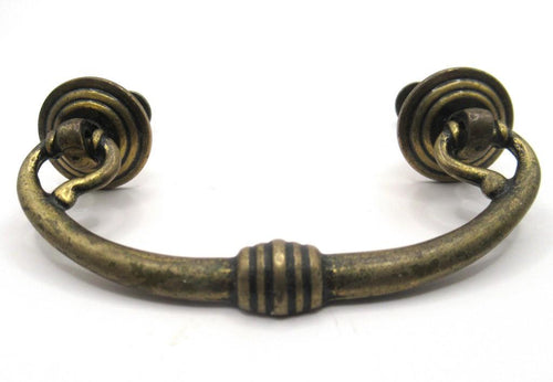 Vintage Brass Drawer Handle, Drawer Pull