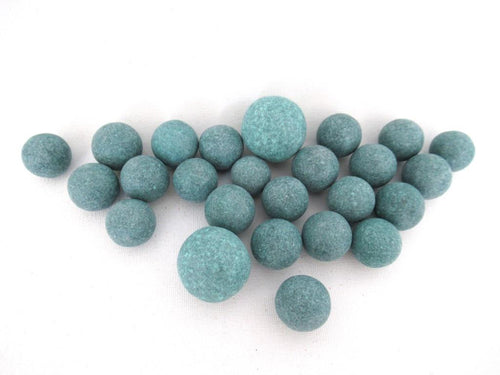 Marbles, Set of 25 Antique Clay Marbles.