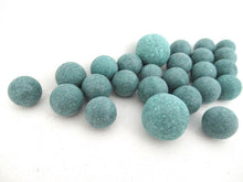 Marbles, Set of 25 Antique Clay Marbles.