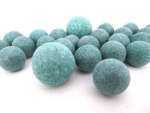 Marbles, Set of 25 Antique Clay Marbles.