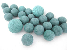 Marbles, Set of 25 Antique Clay Marbles.