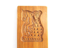 Vintage Wooden cookie mold. Seahorse, Ship, Speculaas plank, Springerle.