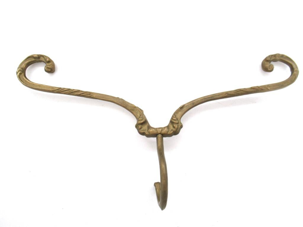 Brass Clothes Hanger, Clothes Hangers, Antique French Coat hanger