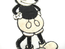 Antique 1930's Mickey Mouse Turmac Applique, Silk Embroidered applique, patch