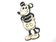 Antique 1930's Mickey Mouse Turmac Applique, Silk Embroidered applique, patch
