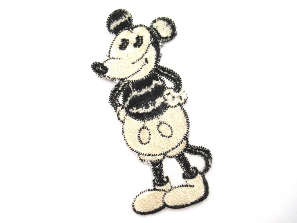 1930's Mickey Mouse Turmac Applique, Silk Embroidered applique, patch –  UpperDutch