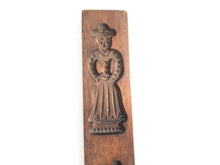 Vintage Wooden Dutch Folk Art Cookie Mold. Speculaas plank, springerle. Kitchen decor.