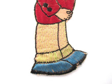 1930's Turmac Figure Silk Embroidered Applique, patch