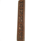 Wooden cookie mold, Dutch Folk Art, Springerle, Kitchen decor, windmill, animals.