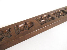 Wooden cookie mold, Dutch Folk Art, Springerle, Kitchen decor, windmill, animals.