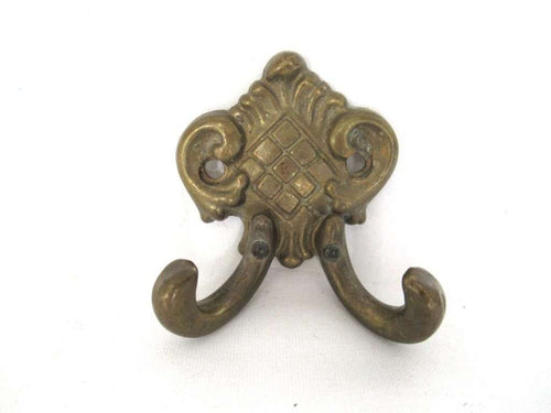UpperDutch:,Small Wall hook, Antique Coat hook, Towel hook, Kitchen hook, Solid brass.