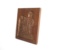 Wooden Dutch Folk Art Cookie Mold, springerle.