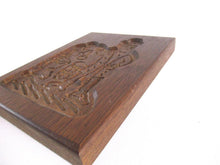 Wooden Dutch Folk Art Cookie Mold, springerle.