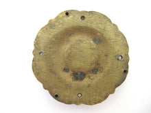 Flower motif brass furniture applique. Antique Brass embellishment. Authentic hardware, restoration supply.
