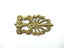 1 (ONE) Antique small Brass Embellishment. Decoration mount, pediment, restoration supplies