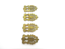 1 (ONE) Antique small Brass Embellishment. Decoration mount, pediment, restoration supplies