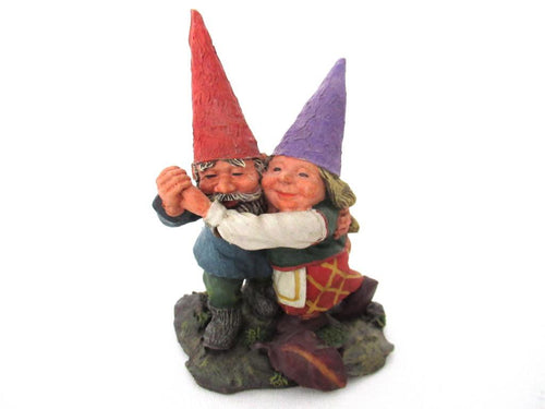 Rien Poortvliet Gnome Couple Dancing, David the Gnome.