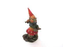 Gnome Playing flute on a mushroom, 'Mo on Mushroom' Rien Poortvliet.