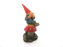 Gnome Playing flute on a mushroom, 'Mo on Mushroom' Rien Poortvliet.