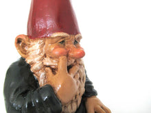 Gnome figurine, Sitting Gnome after a design by Rien Poortvliet, David the Gnome, Garden Gnome.