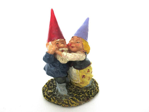 Dancing Gnome couple after a design by Rien Poortvliet.