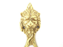 Lion Head Coat hook Wall hook Solid Brass. Decorative animal storage solution, coat hanger.